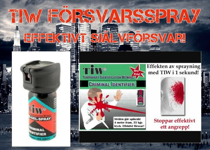TIW självförsvarsspray